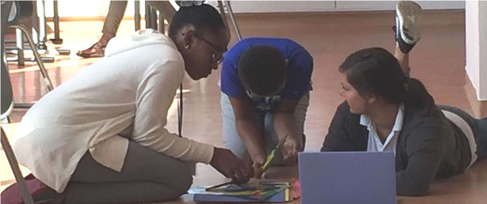 Teacher inspiring students to be extraordinary